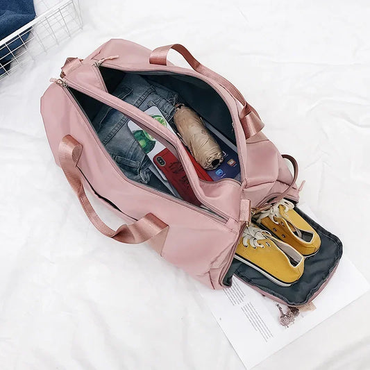 Waterproof Gym Bag with Shoe Compartment